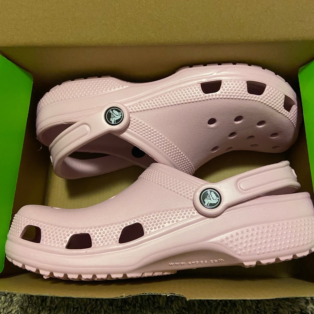 NWOT Pink Crocs